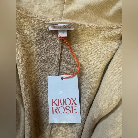 Knox Rose Women's Open Front Winter Drape Jacket - Picture 3 of 11